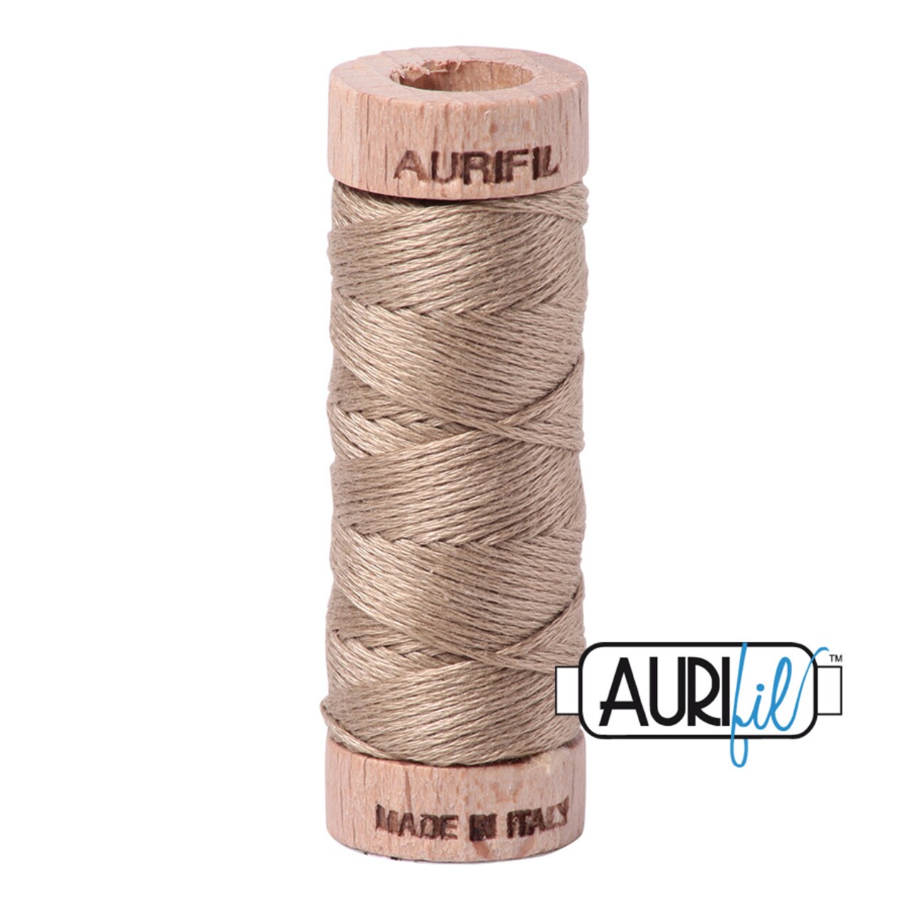 Linen (2325) | Aurifloss Small Spool (18M / 18Y) | Aurifil Thread